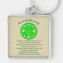 Search for irish blessing keychains Clover