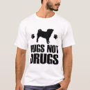 Search for pugs not drugs tshirts Animal
