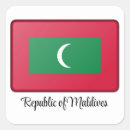 Recherche de maldives autocollants Drapeau