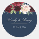 Search for burgundy wedding stickers Navy