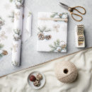 Search for christmas cone wrapping paper Pine cones