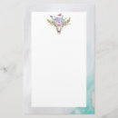 Search for skull personal stationery Watercolor
