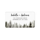 Search for green tree return address labels Rustic
