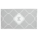 Search for grey and white pillowcases Monogrammed