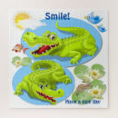 Recherche de crocodile puzzles Alligator