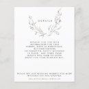 Recherche de wedding enclosure cards Classique