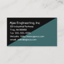 Search for mechanical engineer business cards Construction