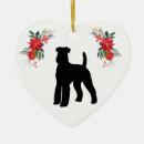 Search for airedale ornaments watercolor