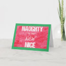 Search for naughty santa christmas cards Santa's list