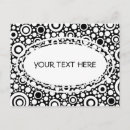 Search for circle black postcards Pattern