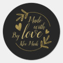 Search for gold foil product labels Black and gold