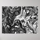 Search for fluid painting posters Black and white