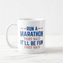 Search for marathon mugs Sarcasm
