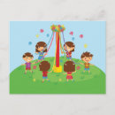 Search for children dancing postcards Cartoon