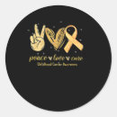 Search for cure childhood cancer stickers Support