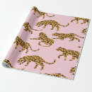 Search for pink leopard wrapping paper Big cat