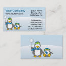 Search for penguin business cards Cartoon