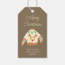 Search for ugly christmas sweater gift tags Festive