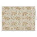 Search for elephant pattern postcards Cream
