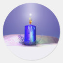 Search for blue candle stickers Winter