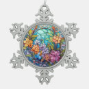 Search for stained glass ornaments Blue