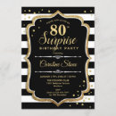 Search for male 80th birthday invitations Surprise birthday party