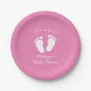 Search for baby footprint plates Pink