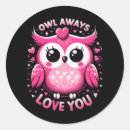 Search for romantic owls stickers Funny