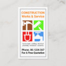 Search for framing construction business cards Contractor