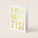 Recherche de 21 ans anniversaire cartes Heureux