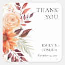Search for autumn thank you wedding stickers Rustic