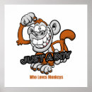 Search for cartoon monkey posters Animal
