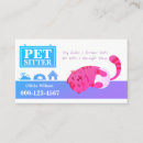 Search for baby business cards Pet sitter