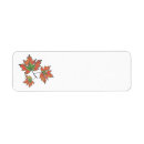 Search for maple tree return address labels Autumn