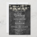 Search for black light wedding invitations Rustic