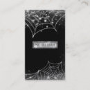 Search for halloween business cards goth