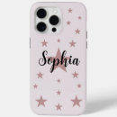 Search for pink star iphone cases For her