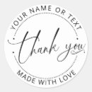 Search for lid stickers Made with love