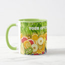 Search for fruits mugs Colourful