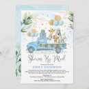 Search for blue safari baby shower invitations For kids