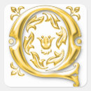 Search for monogram q stickers Gold