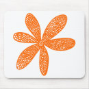 Recherche de fleur orange tapis souris Heureux
