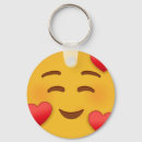 Search for heart emoji keychains Yellow