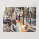 Recherche de chats romantiques cartes postales Rétro