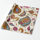 Search for blue paisley wrapping paper Flower