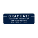 Search for university return address labels Graduate