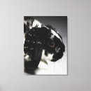 Search for collar canvas prints White