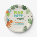 Search for t rex plates Boy birthday