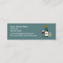 Search for bar owner business cards Wine