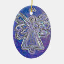 Search for purple angel ornaments Angels